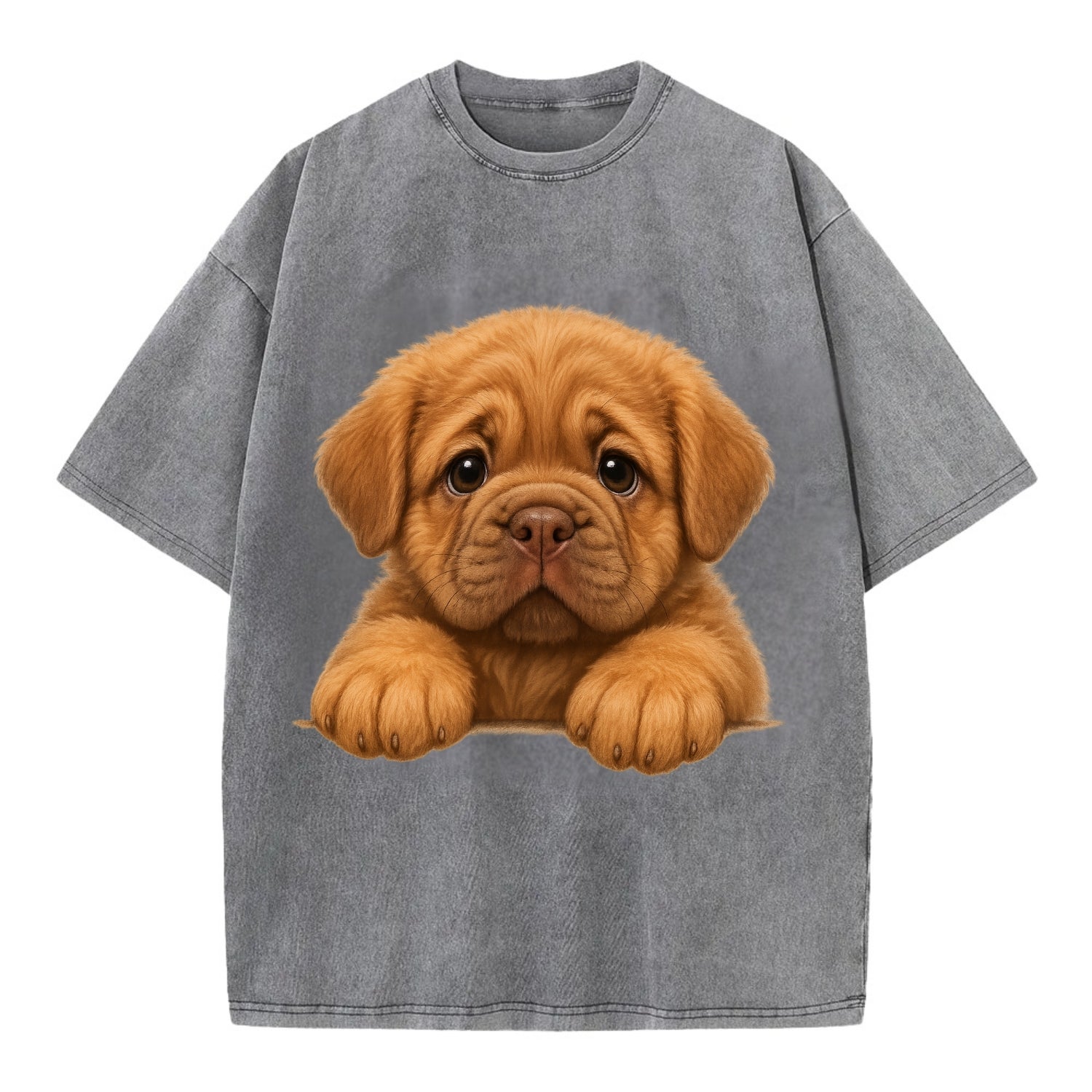Neapolitan Mastiff  - Vintage T-shirt - Grey