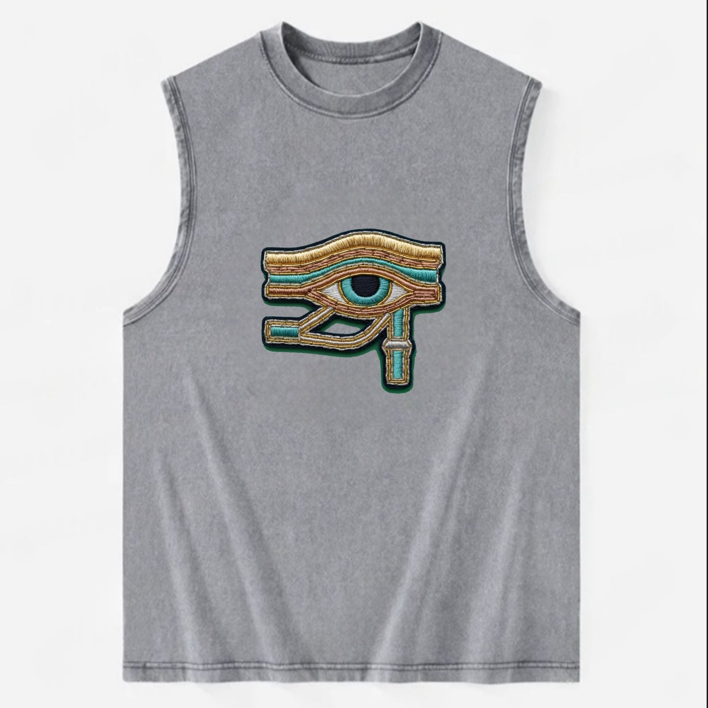 Eye of Horus - Vintage Washed Tank - Grey