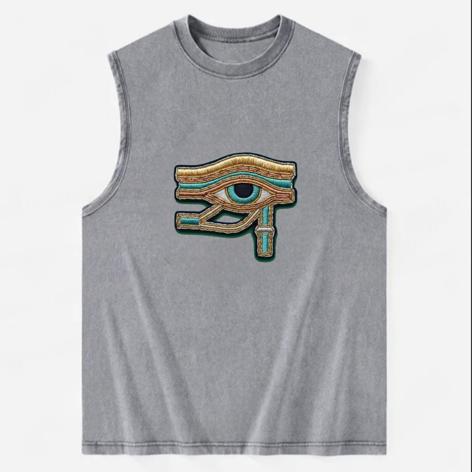 Eye of Horus - Vintage Washed Tank - Grey