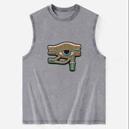 Eye of Horus - Vintage Washed Tank - Grey