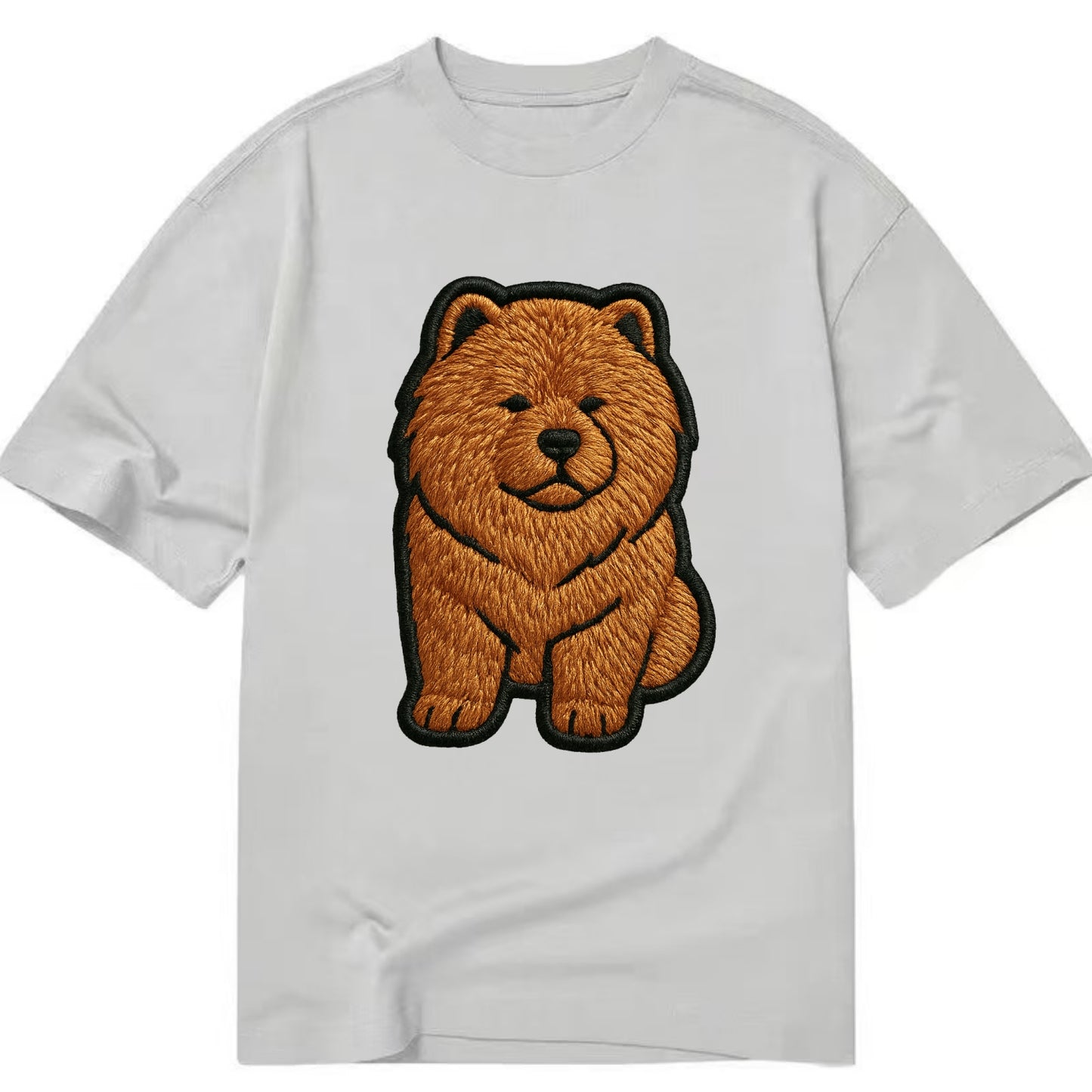 Chow Chow - Trendy lion-mane design with - Classic T-shirt - Grey