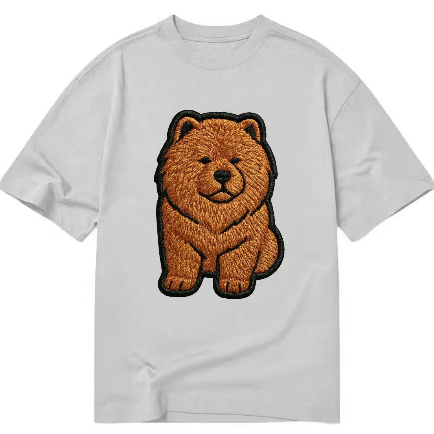 Chow Chow - Trendy lion-mane design with - Classic T-shirt - Grey