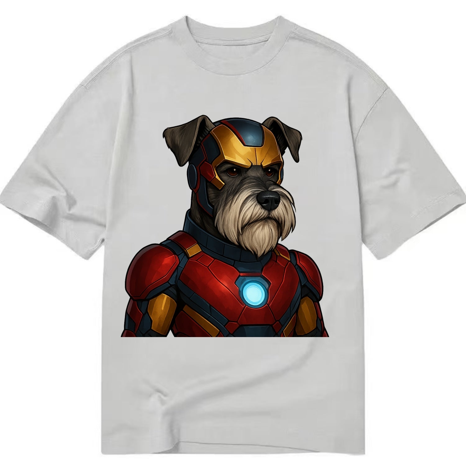 Schnauzer Tech Hero  - Classic T-shirt - Grey