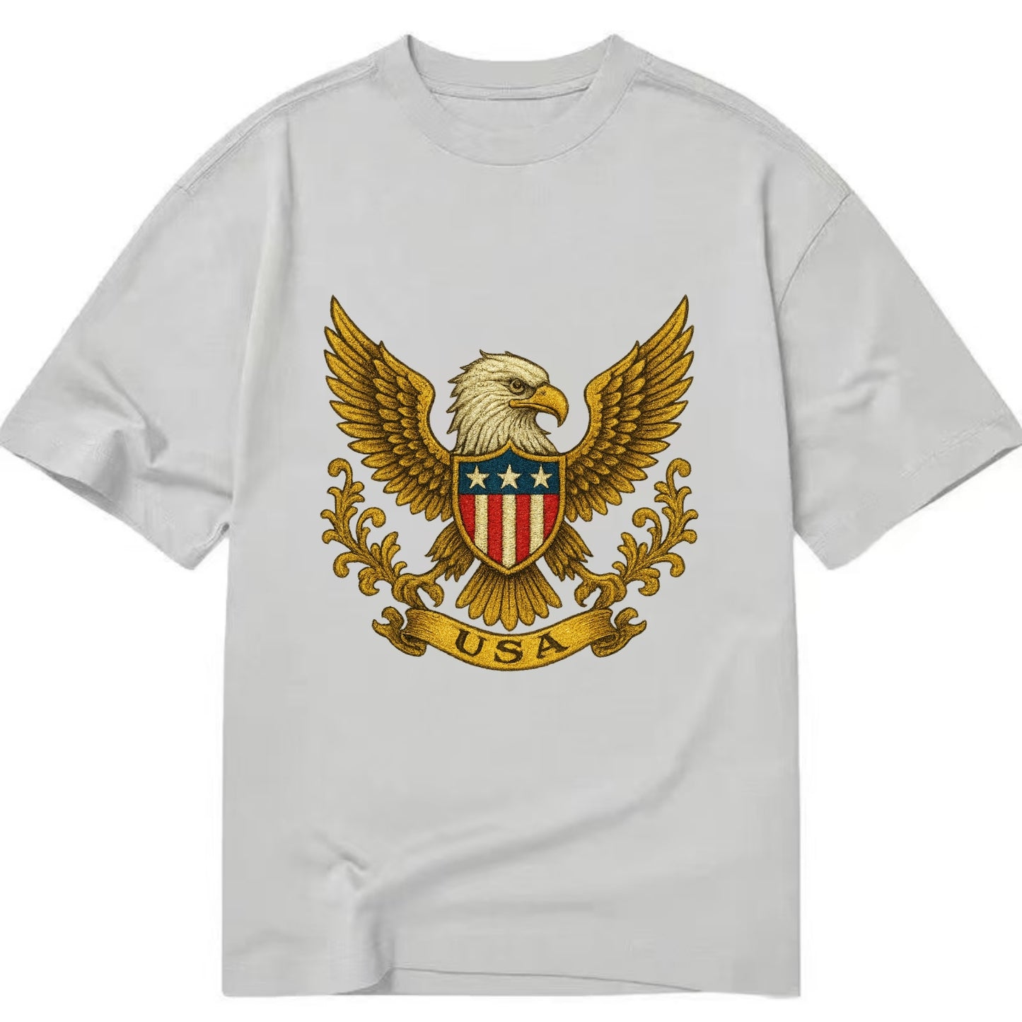 Usa Heritage Eagle 2 - Classic T-shirt - Grey