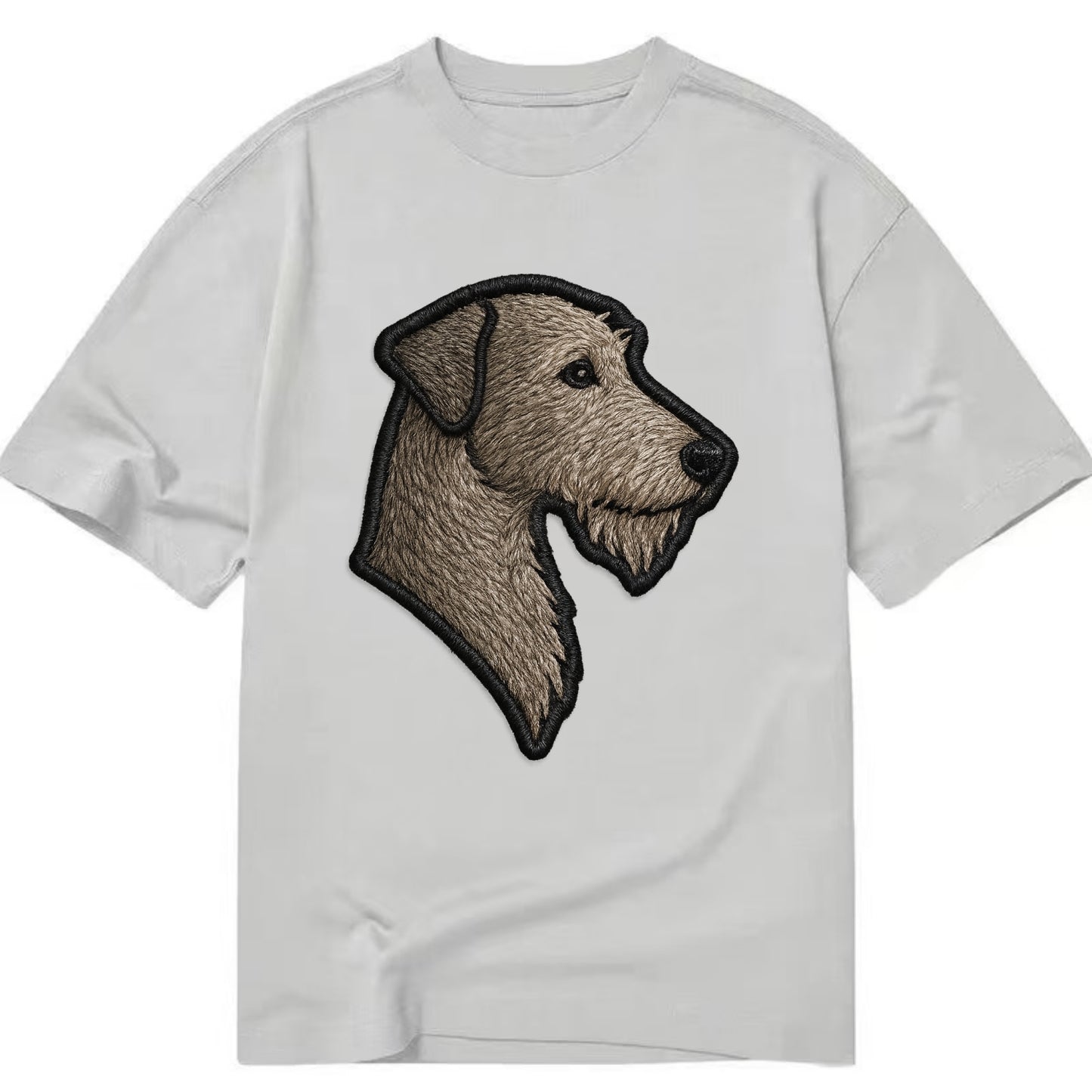 Irish Wolfhound - Modern gentle giant lo - Classic T-shirt - Grey