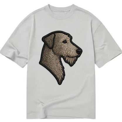 Irish Wolfhound - Modern gentle giant lo - Classic T-shirt - Grey