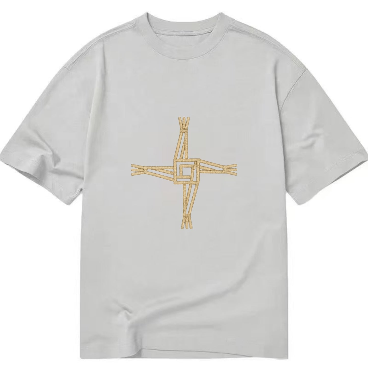 Saint Brigid's Cross  - Classic T-shirt - Grey