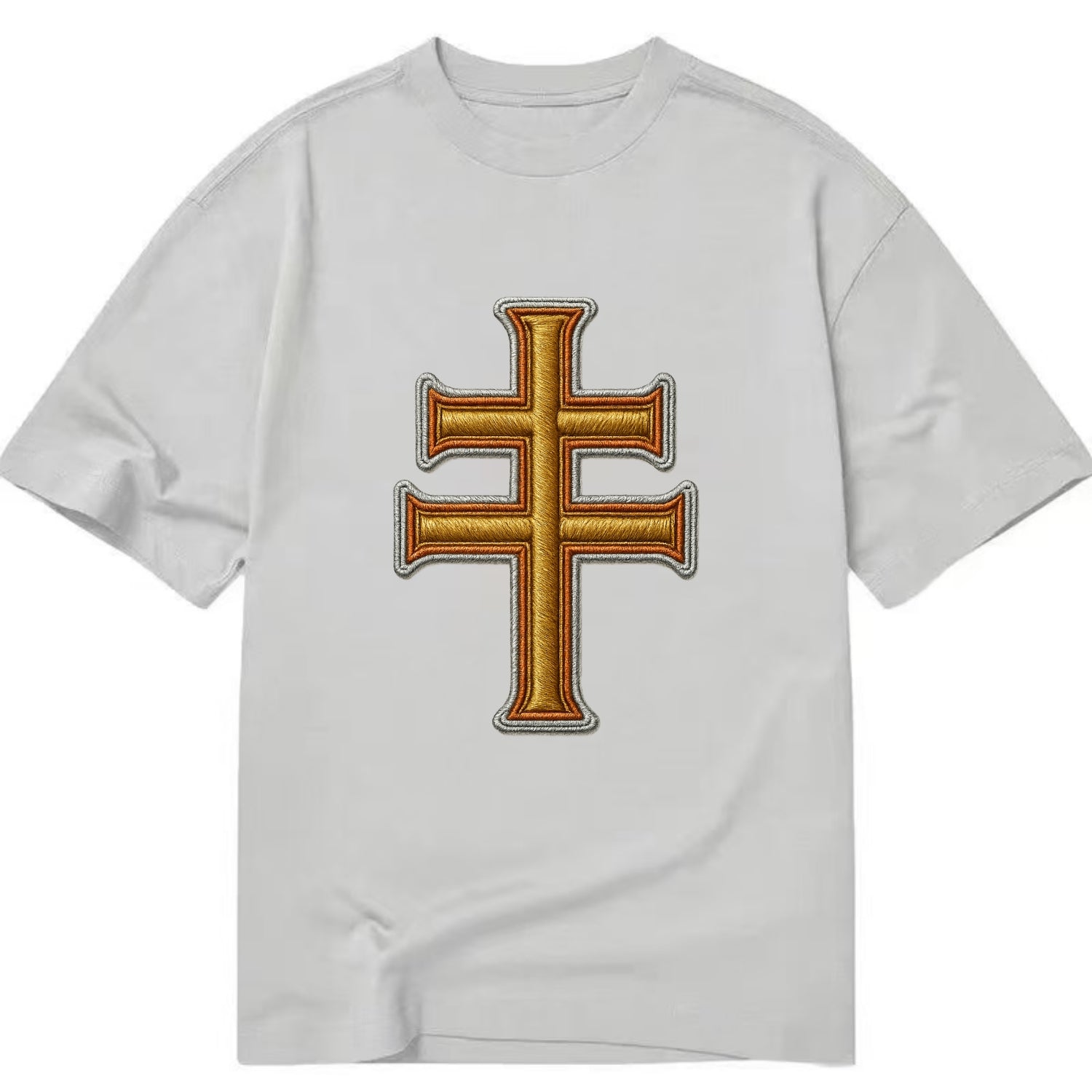 Patriarchal Cross - Classic T-shirt - Grey
