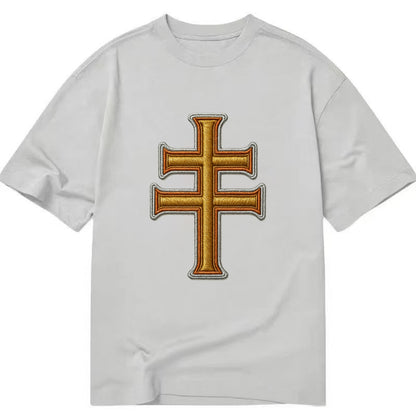 Patriarchal Cross - Classic T-shirt - Grey