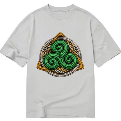 Spiral Knot Triskele - Classic T-shirt - Grey