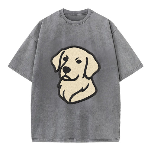 Golden Retriever - Head tilt curious pos Vintage T-shirt