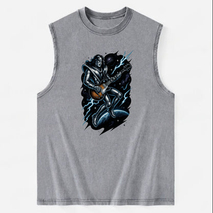 Ace in Zero Gravity - Vintage Washed Tank - Grey