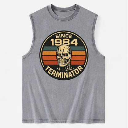 Terminator - Vintage Washed Tank - Grey