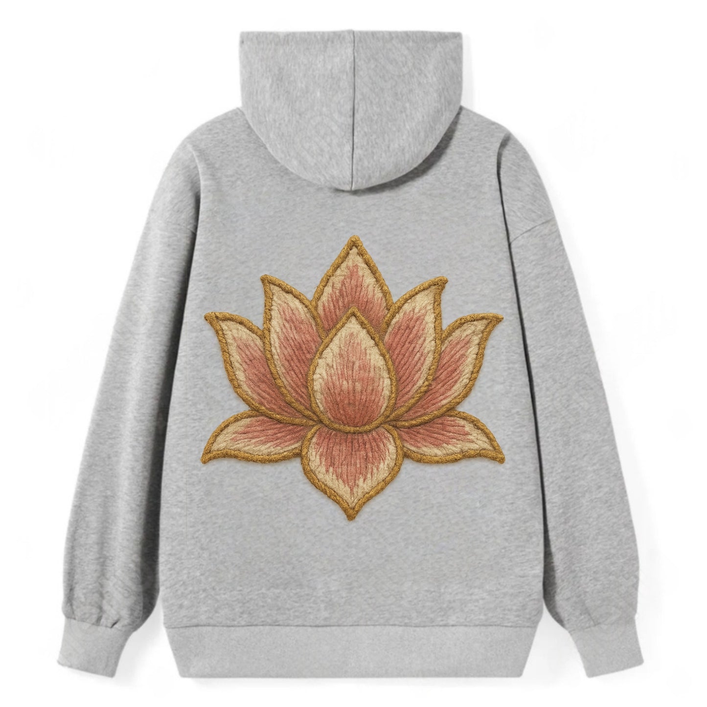 Lotus Flower - Classic Pullover Hoodie - Grey