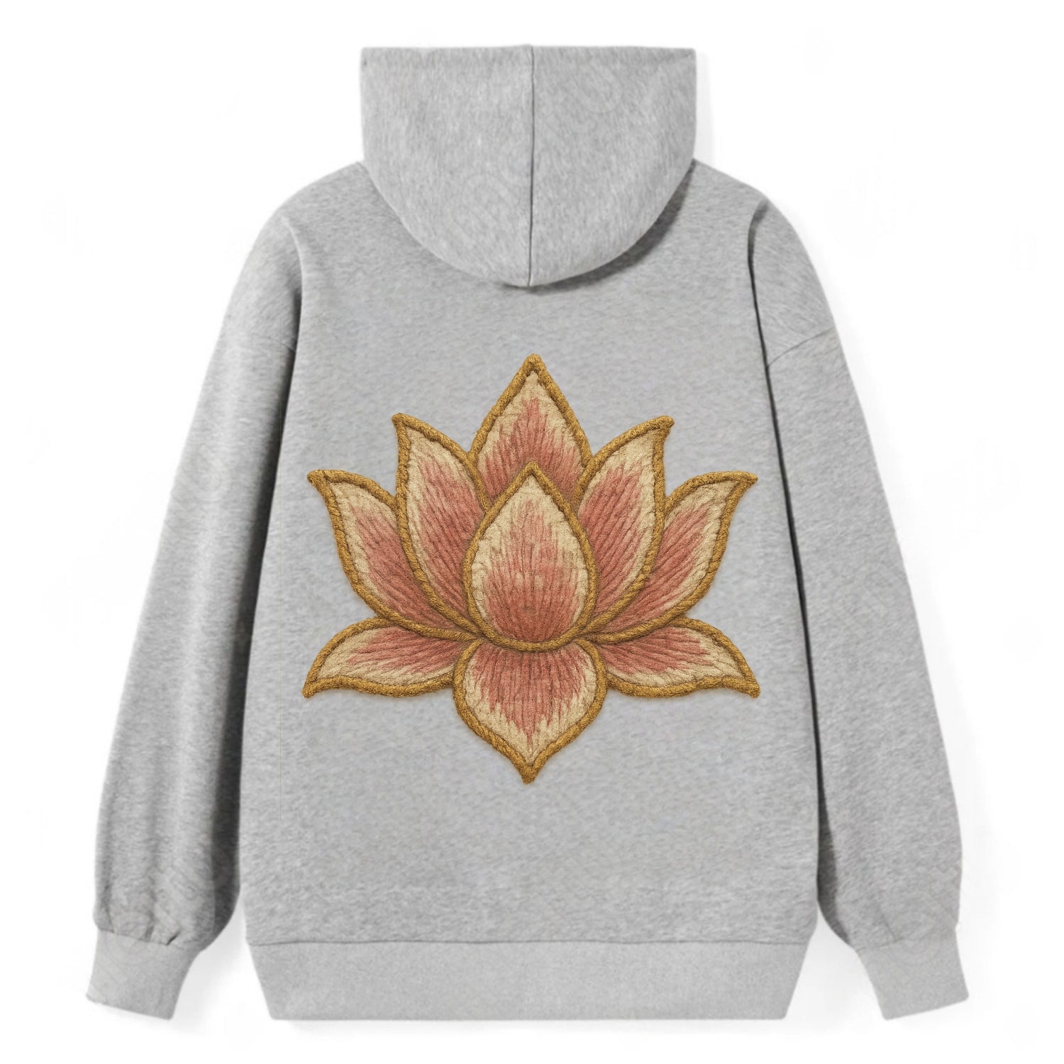 Lotus Flower - Classic Pullover Hoodie - Grey