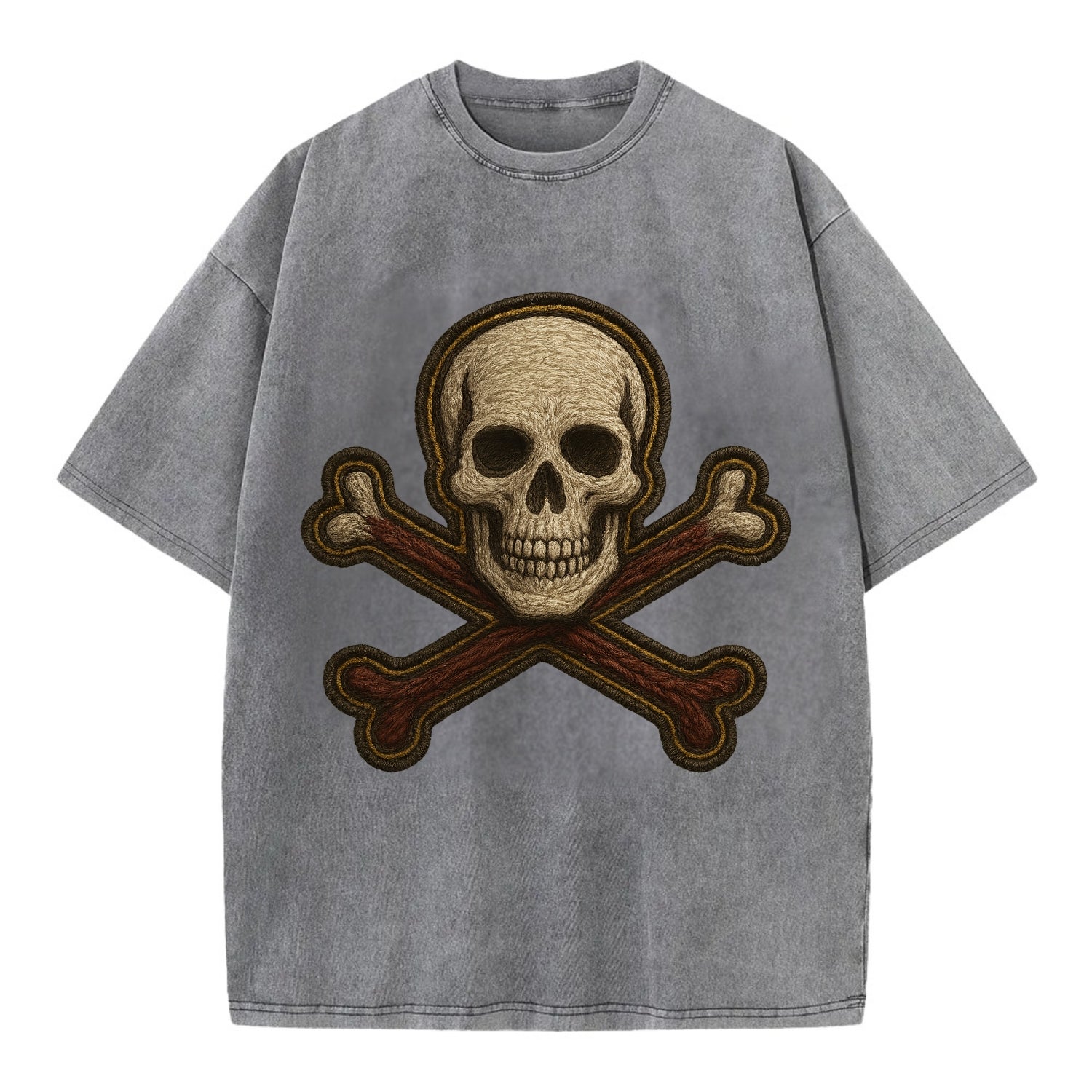 Jolly Roger  - Vintage T-shirt - Grey