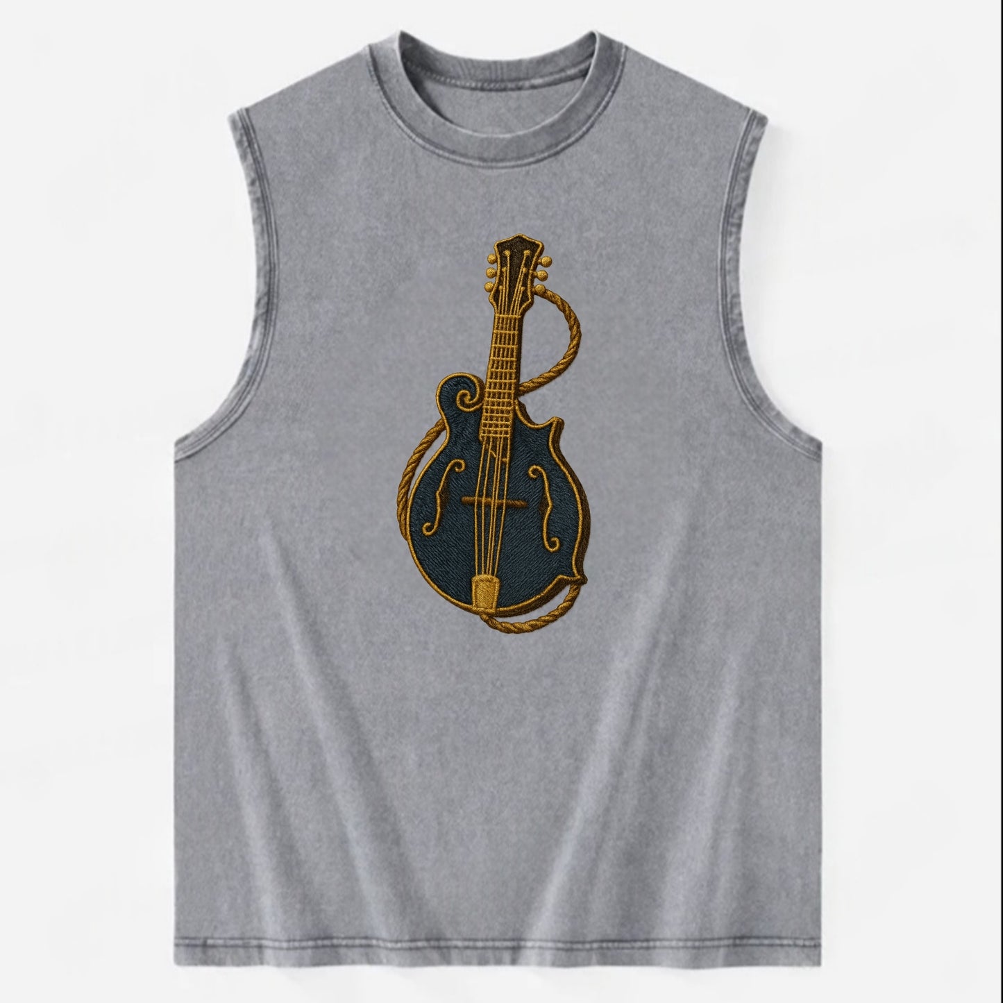 Mandolin  - Vintage Washed Tank - Grey