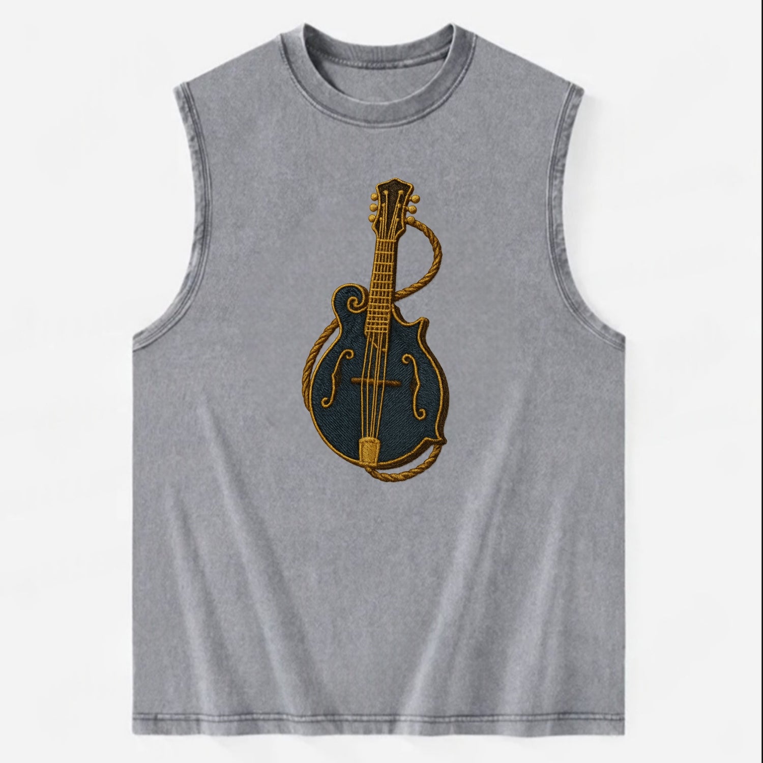 Mandolin  - Vintage Washed Tank - Grey