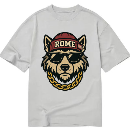 Rome Wolf - Classic T-shirt - Grey