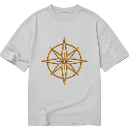 Compass Rose  - Classic T-shirt - Grey