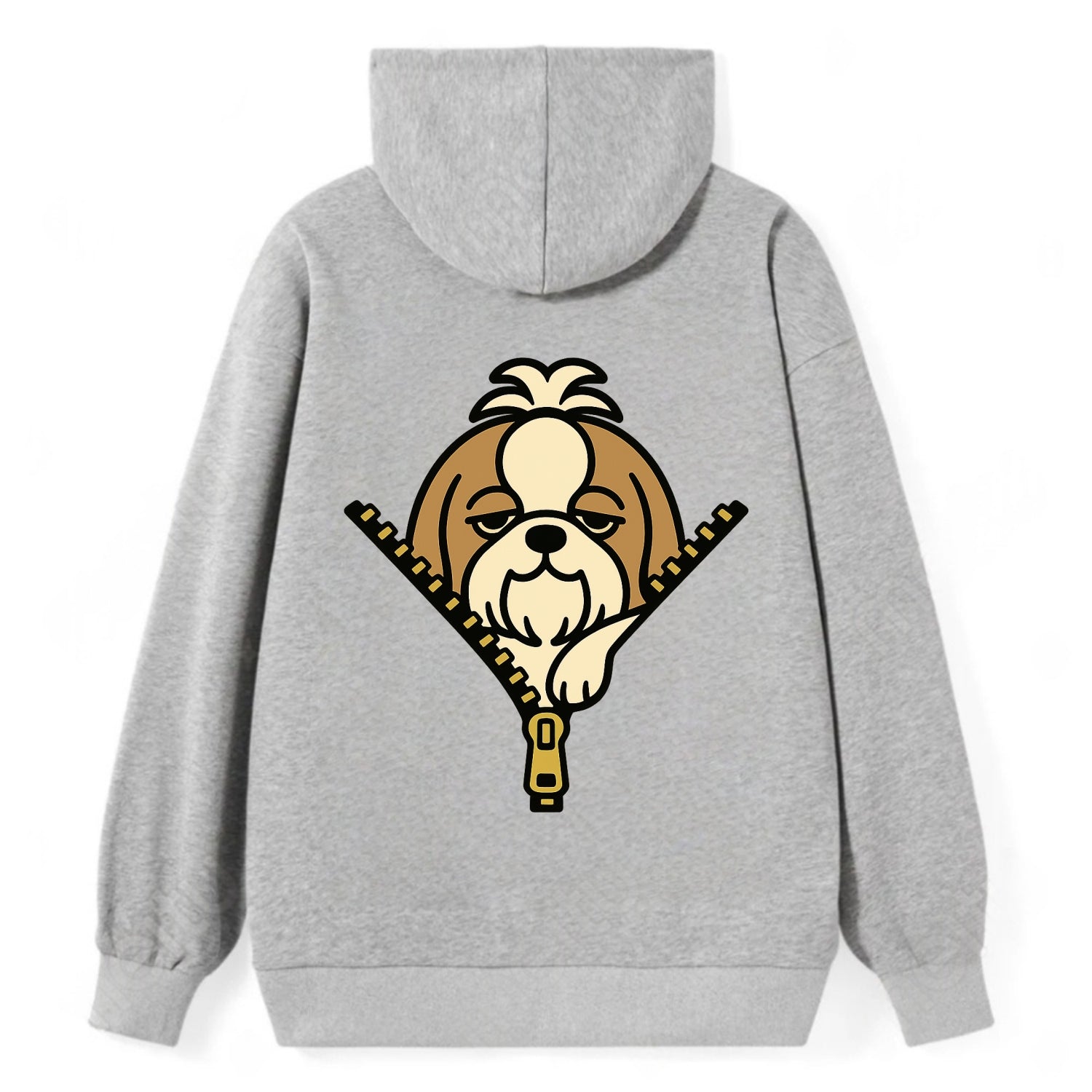 Shih Tzu - Classic Pullover Hoodie - Grey