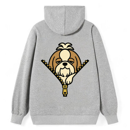 Shih Tzu - Classic Pullover Hoodie - Grey