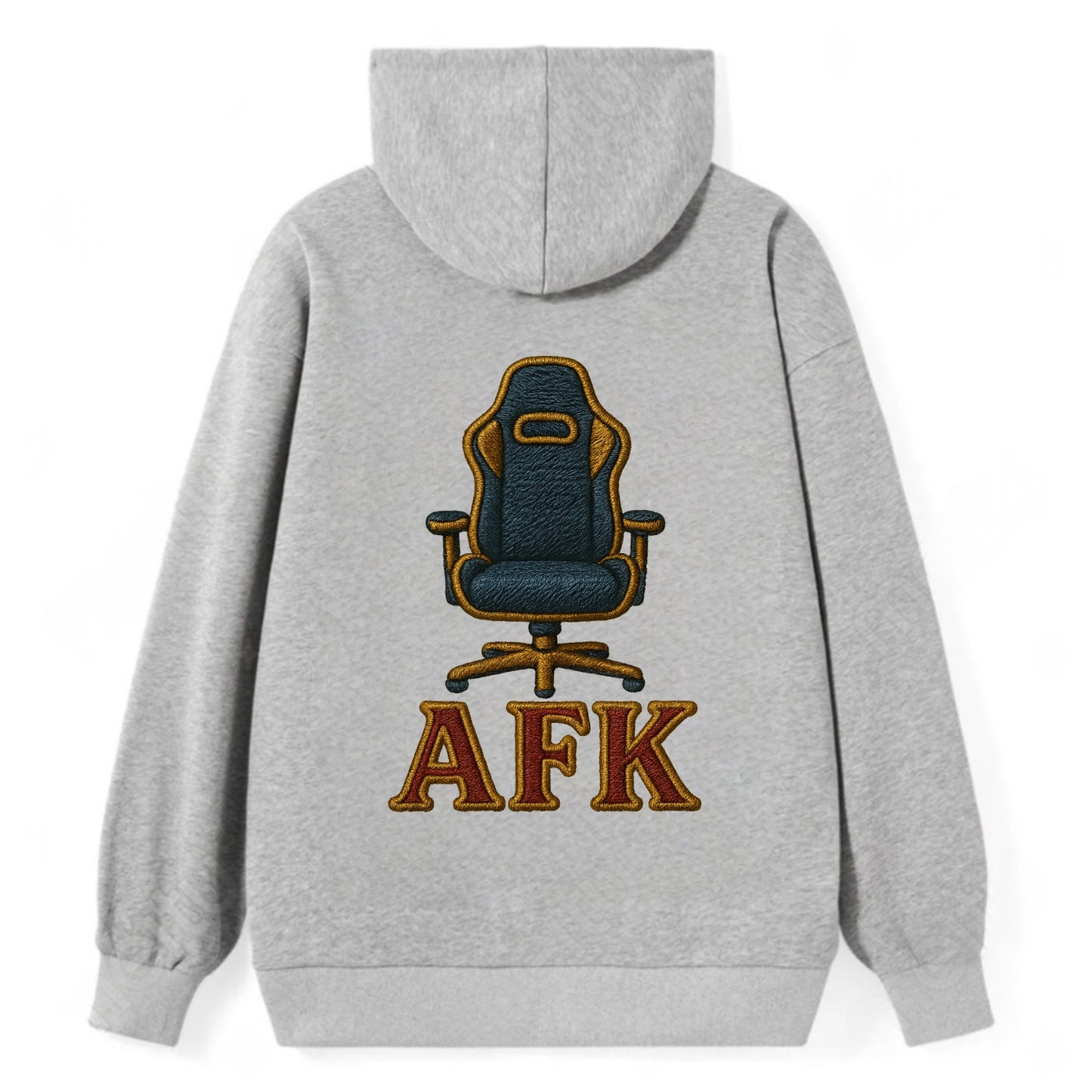 AFK   - Classic Pullover Hoodie - Grey