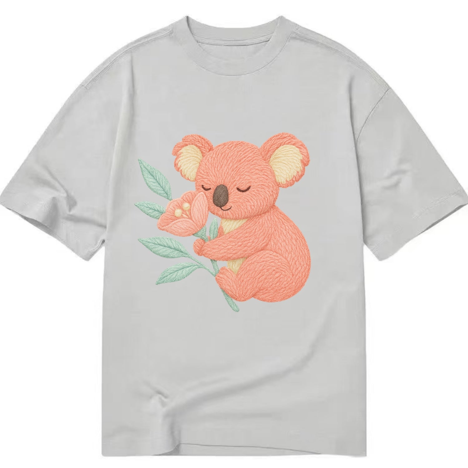 Coral Koala - Classic T-shirt - Grey