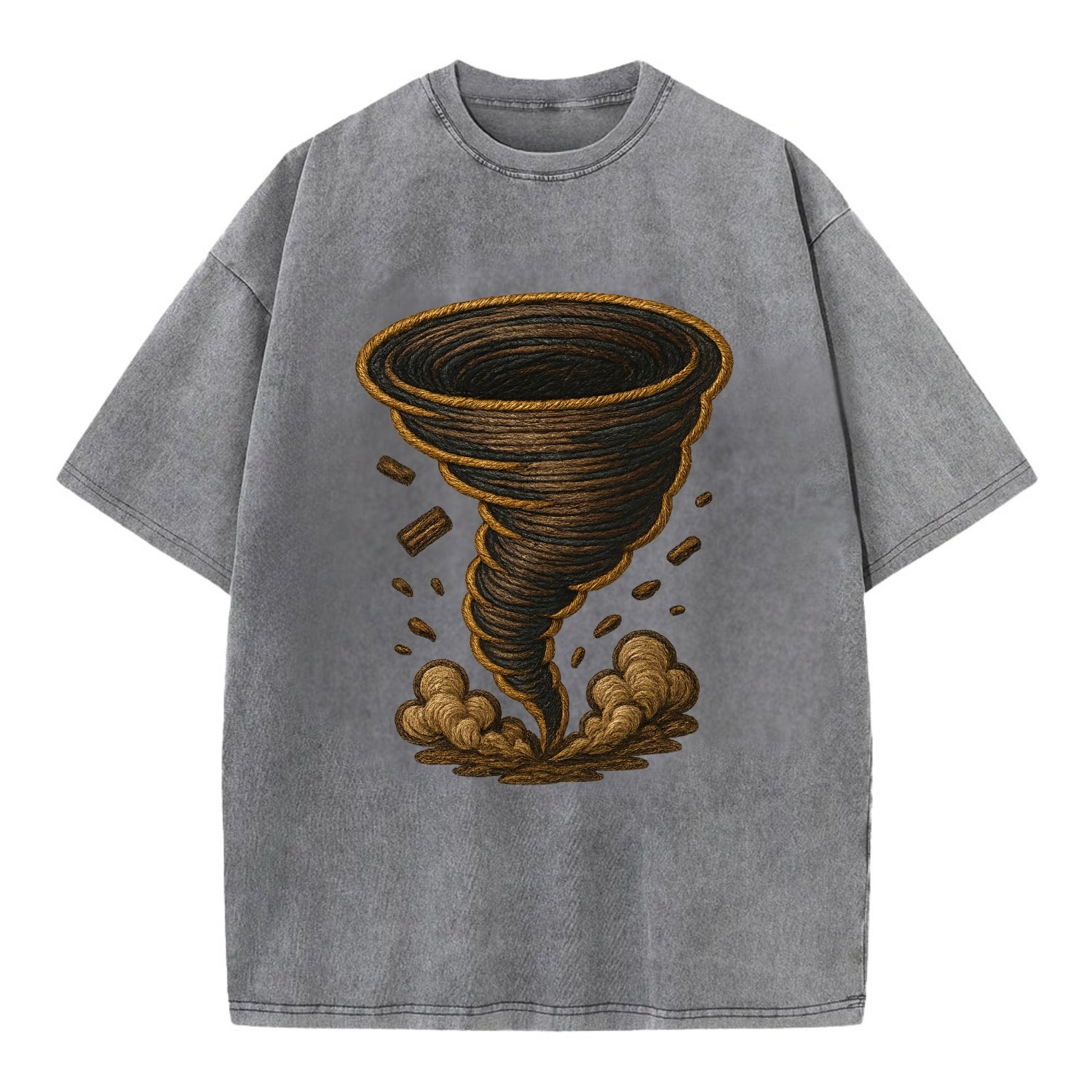 Tornado  - Vintage T-shirt - Grey