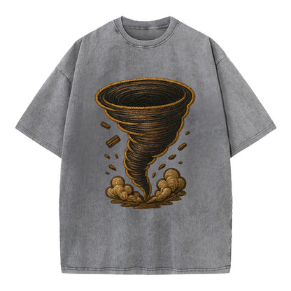 Tornado  - Vintage T-shirt - Grey