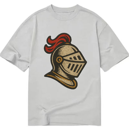 Knight Helmet  - Classic T-shirt - Grey
