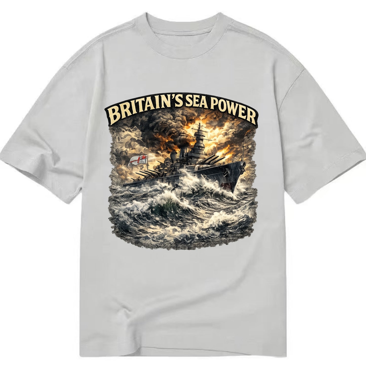 Britain's Sea Power - Classic T-shirt - Grey