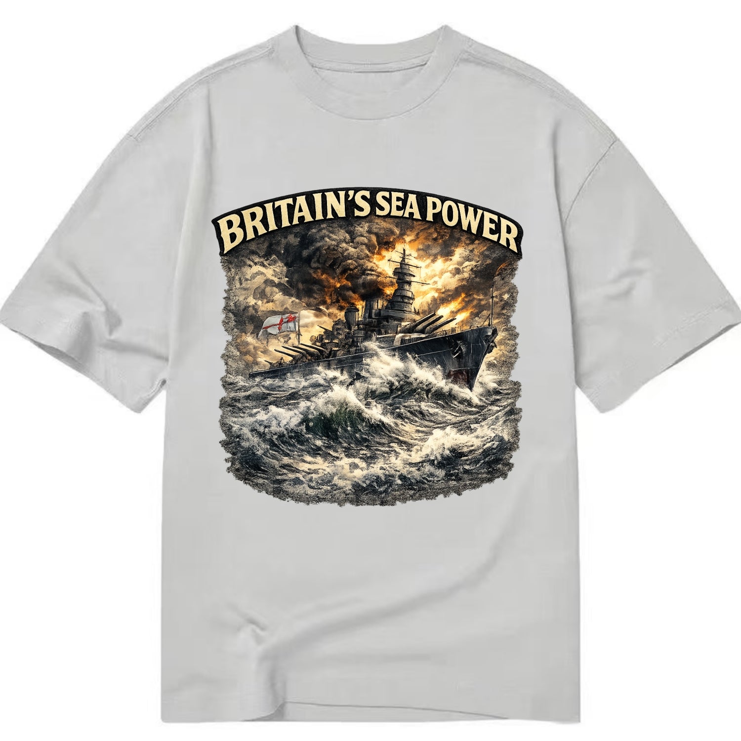 Britain's Sea Power - Classic T-shirt - Grey