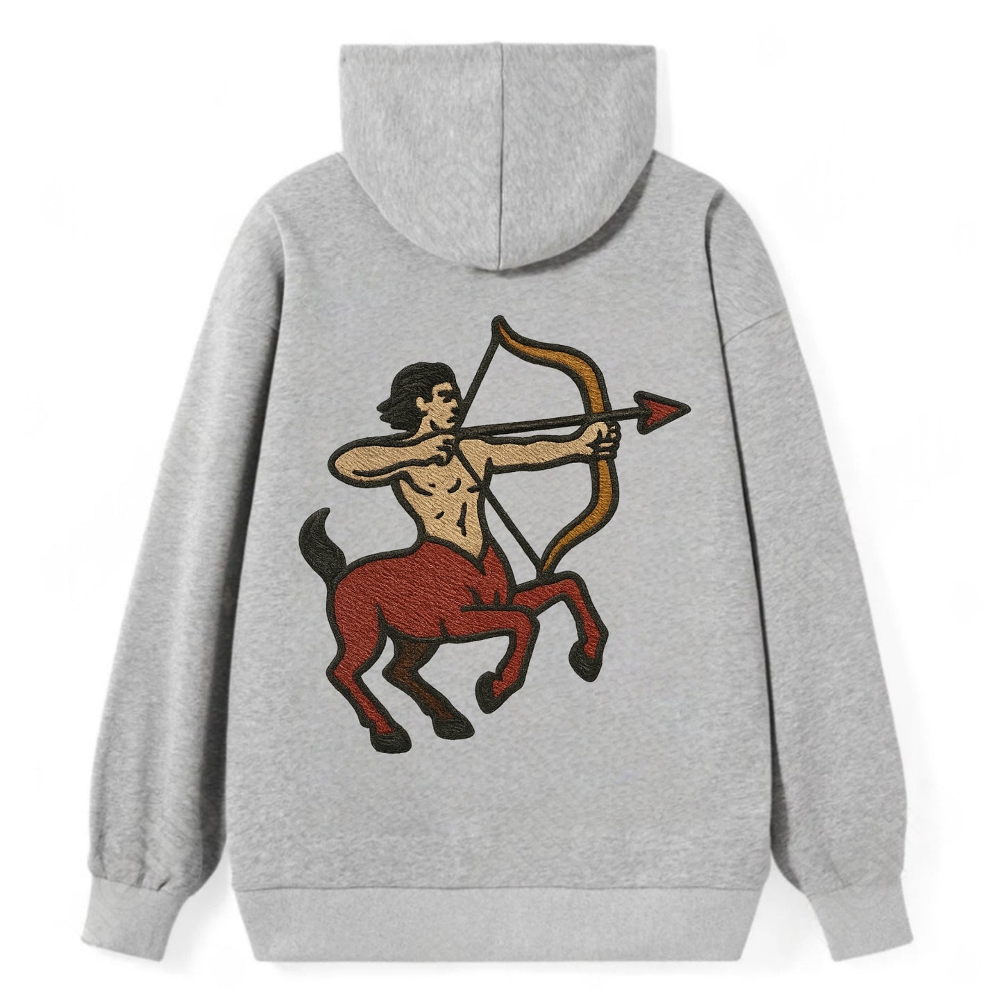 Sagittarius Arrow  - Classic Pullover Hoodie - Grey