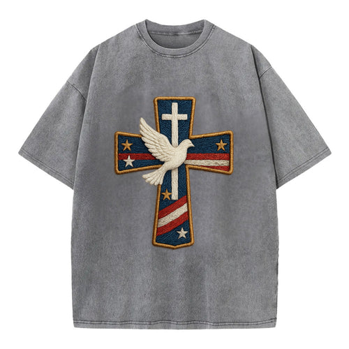 Dove and Cross  - Vintage T-shirt