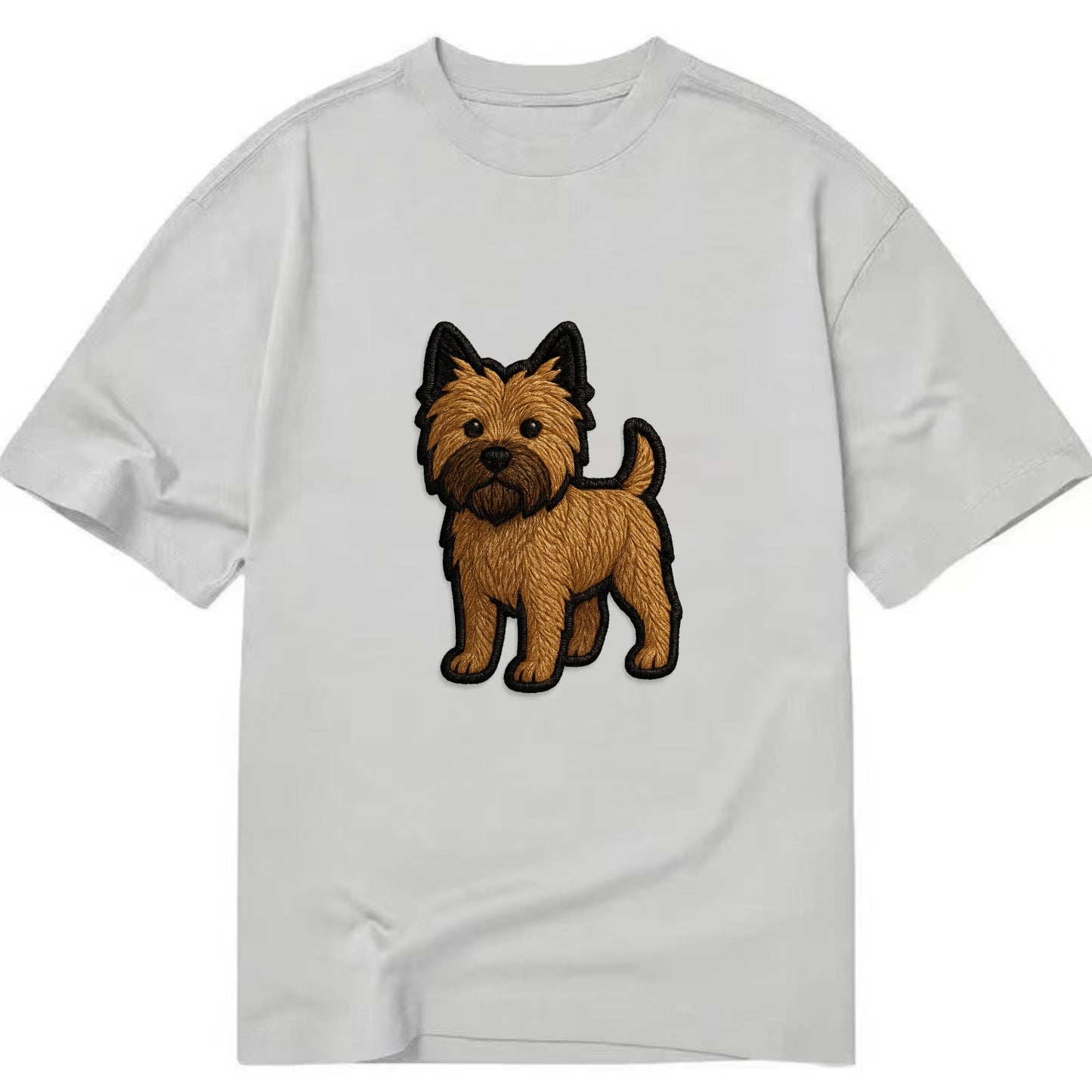 Cairn Terrier - Modern shaggy design wit - Classic T-shirt - Grey