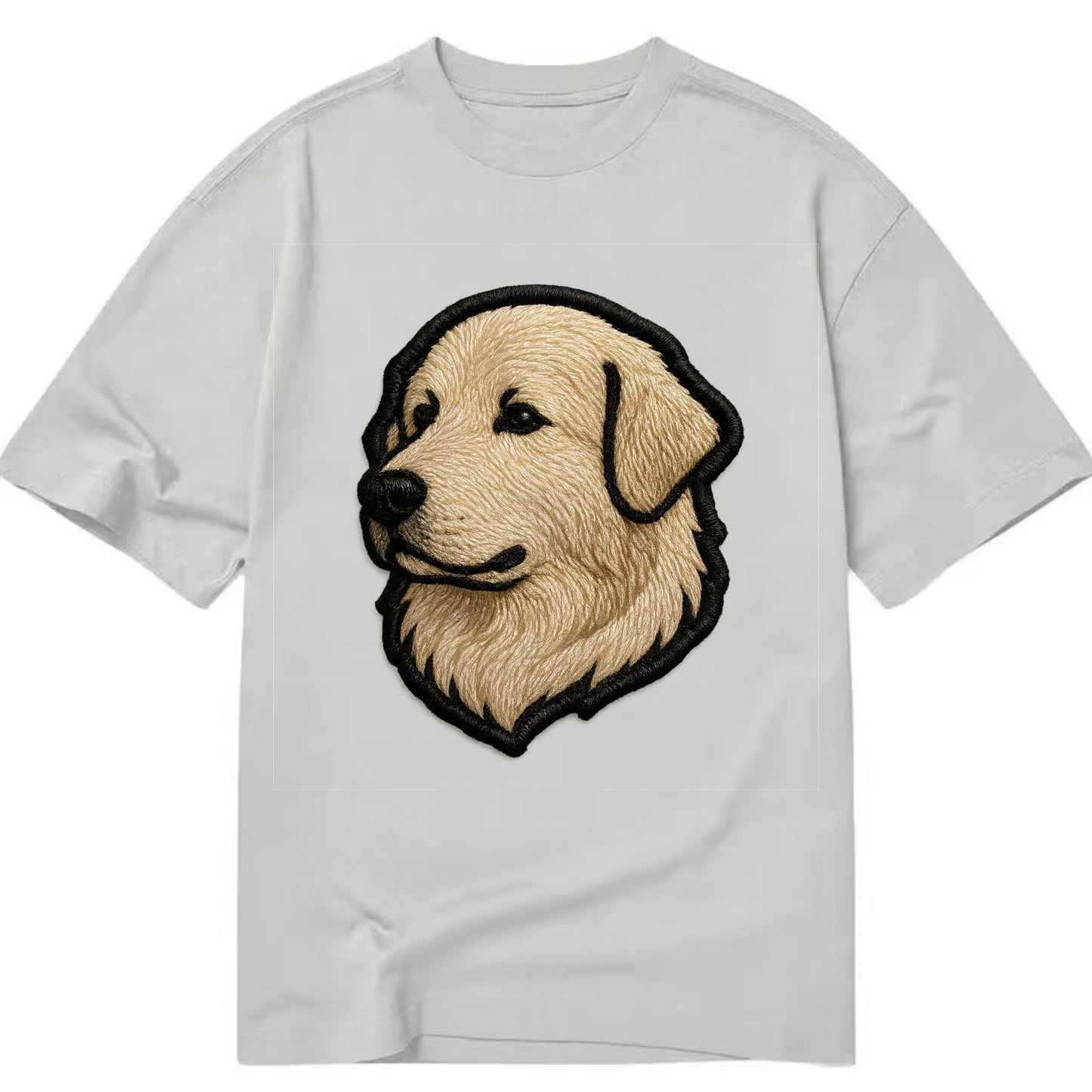 Great Pyrenees - Trendy fluffy giant des - Classic T-shirt - Grey