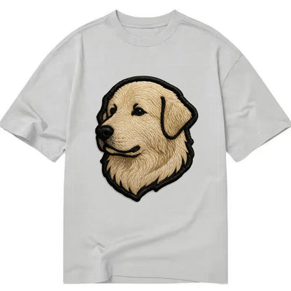Great Pyrenees - Trendy fluffy giant des - Classic T-shirt - Grey