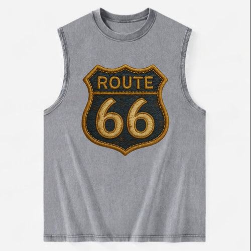Route 66  - Vintage Washed Tank