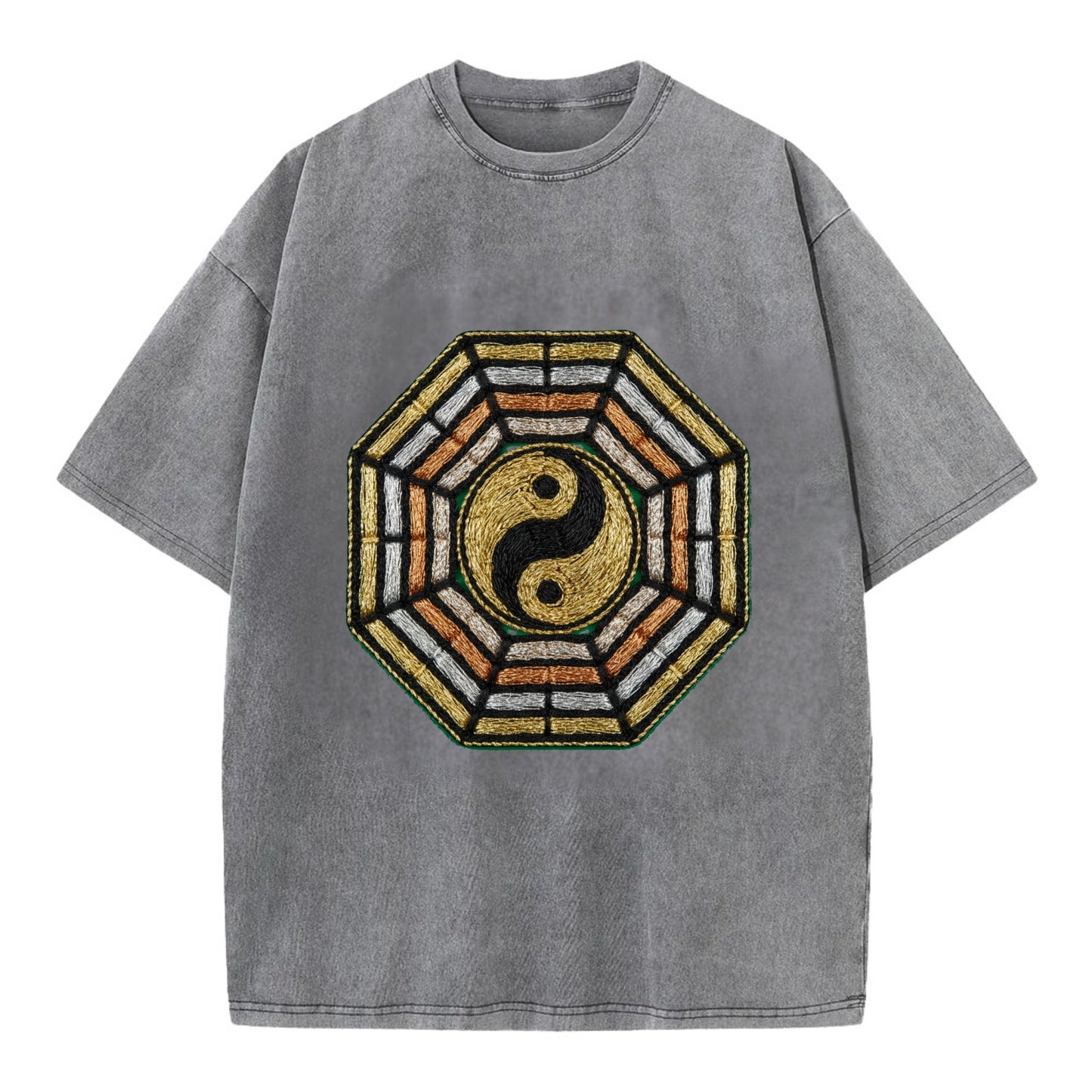 Bagua - Vintage T-shirt - Grey