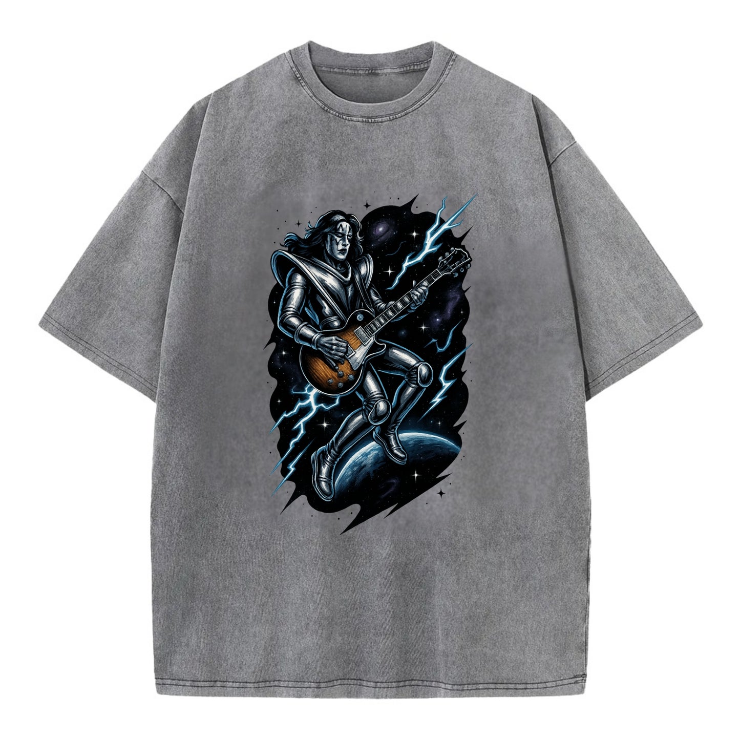 Ace in Zero Gravity - Vintage T-shirt - Grey