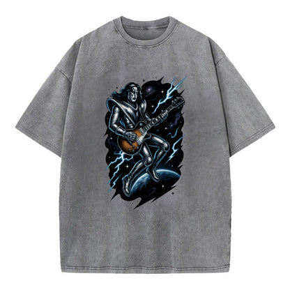 Ace in Zero Gravity - Vintage T-shirt - Grey