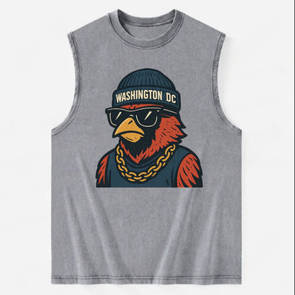 "cardinal" "washington Dc" "dc" "navy" "us East" - Vintage Washed Tank - Grey