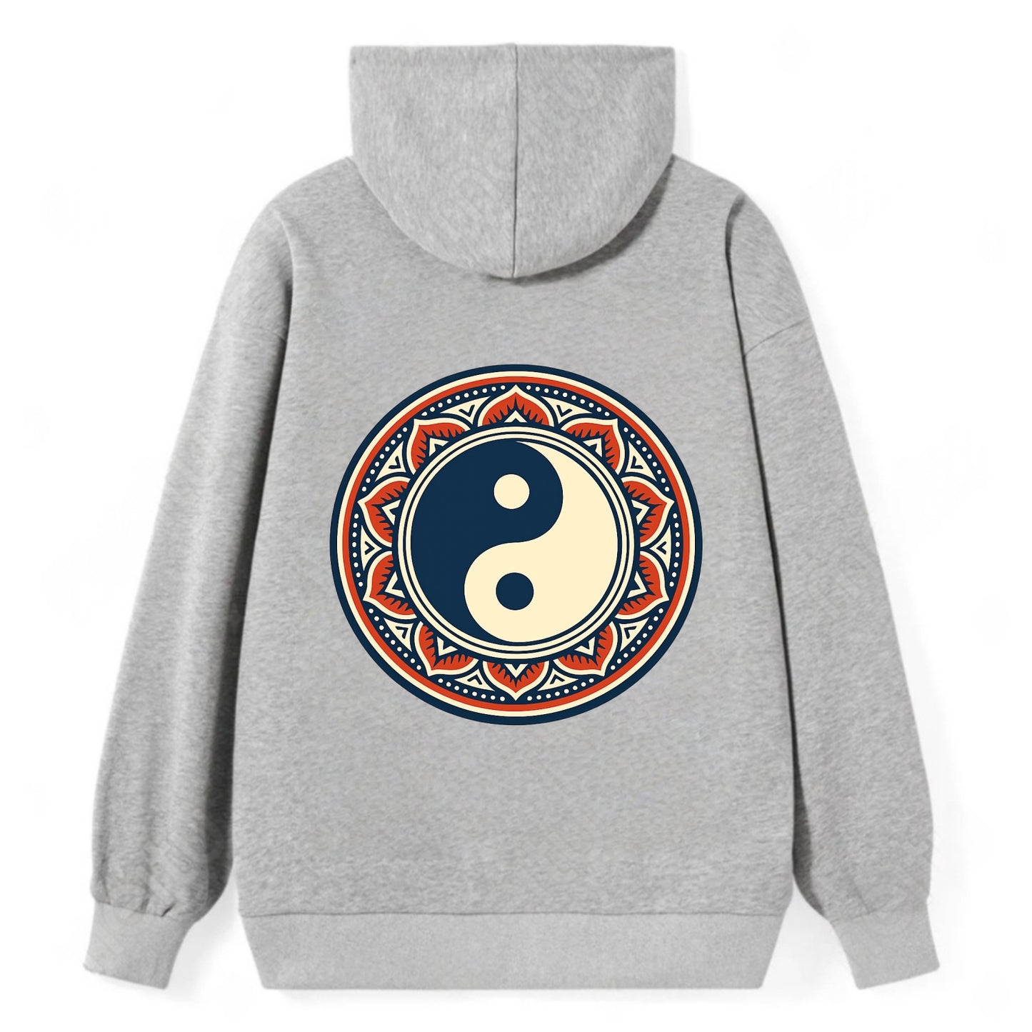 Harmony of Balance - Classic Pullover Hoodie - Grey