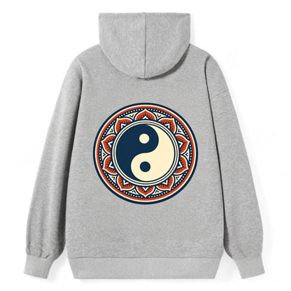 Harmony of Balance - Classic Pullover Hoodie - Grey