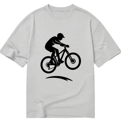 Mountain biker catching air - Classic T-shirt - Grey