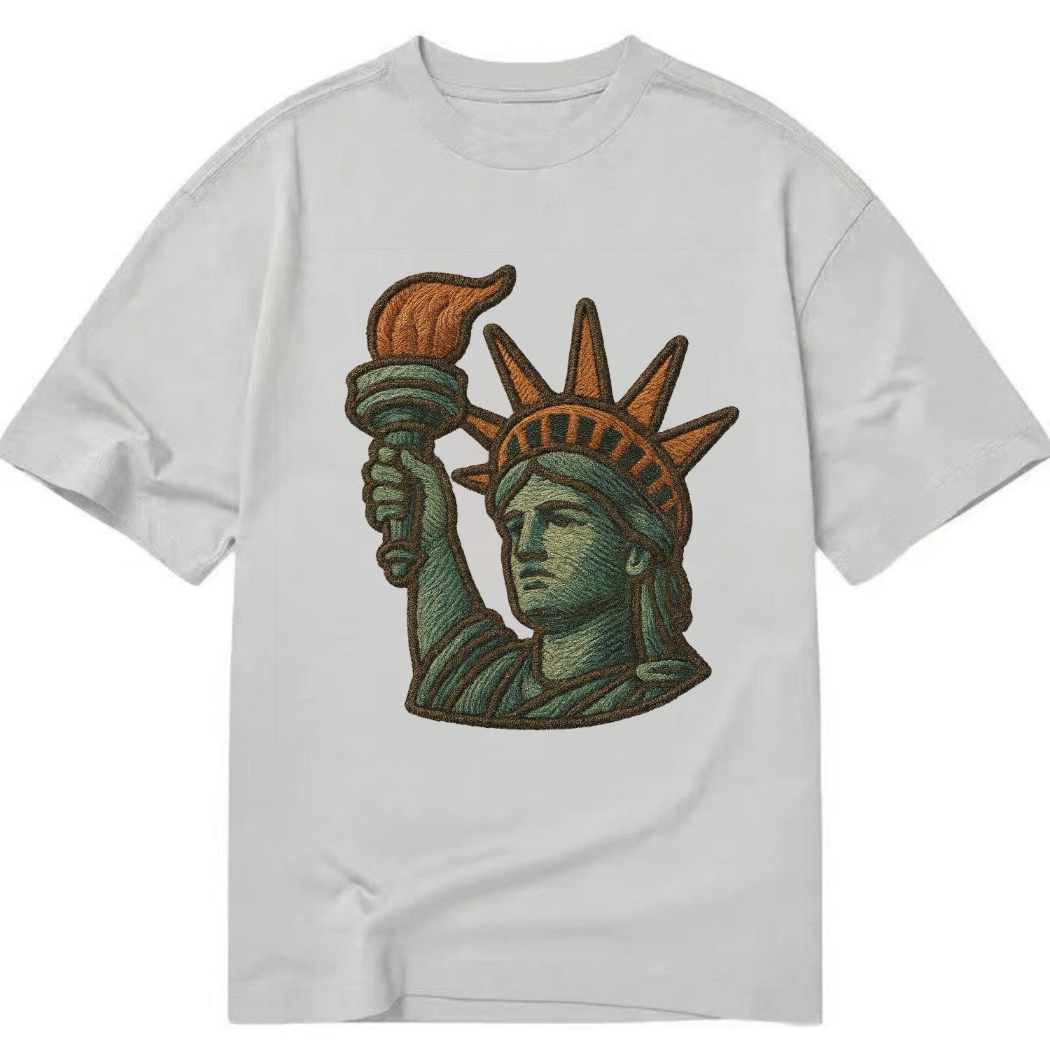 Statue of Liberty  - Classic T-shirt - Grey