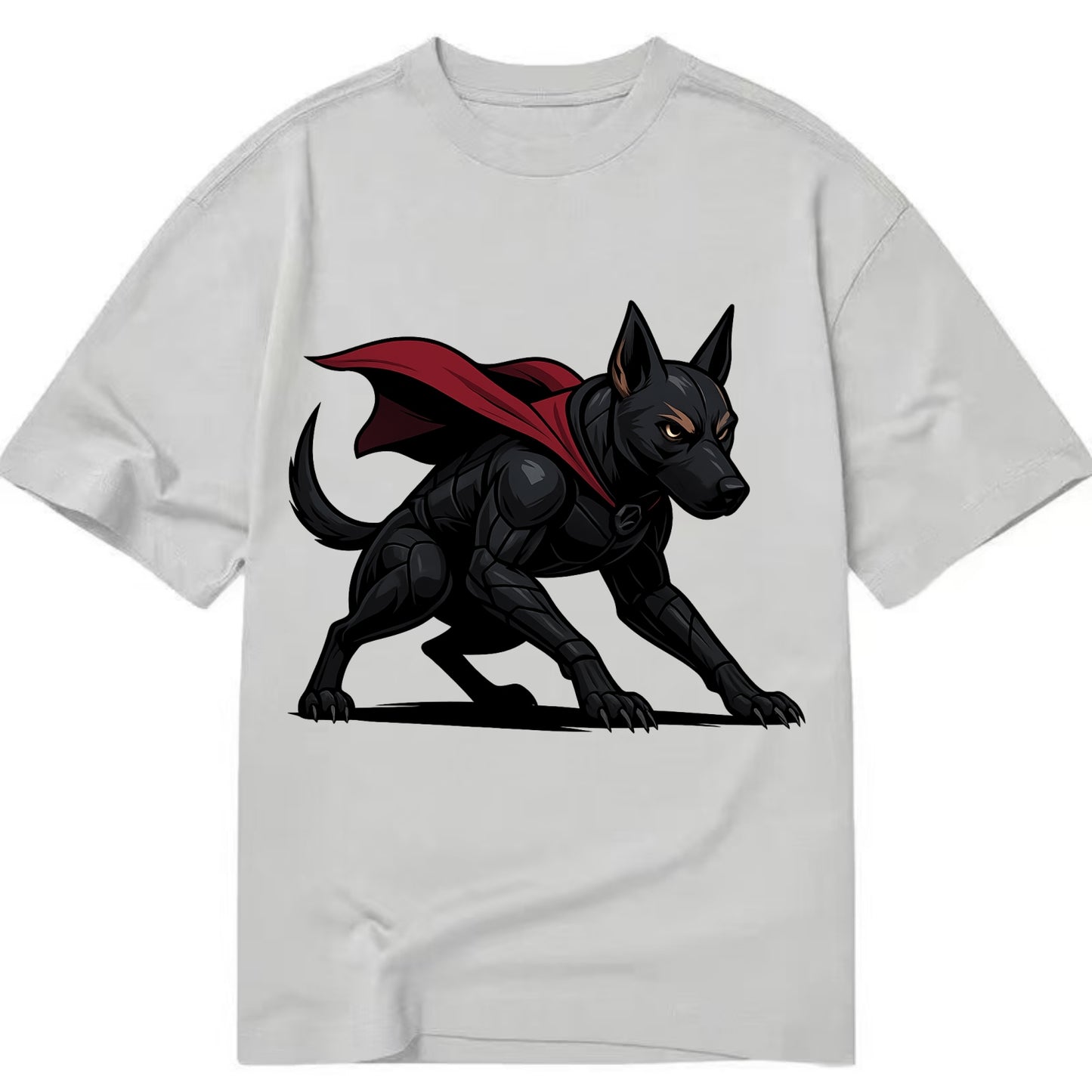 Belgian Malinois Black Panther  - Classic T-shirt - Grey