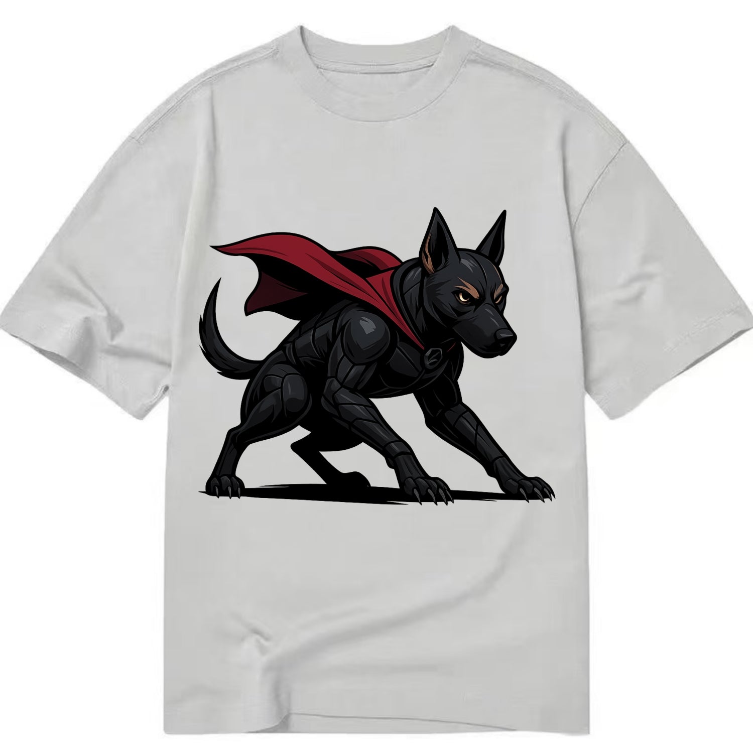 Belgian Malinois Black Panther  - Classic T-shirt - Grey
