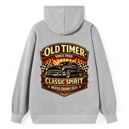 Old Timer Classic Spirit - Classic Pullover Hoodie - Grey